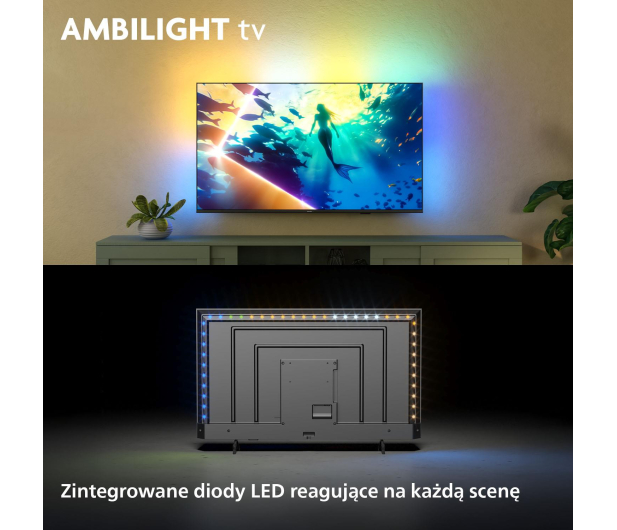 PHILIPS 43" 43PUS8010 4K Ultra HD, Pixel Precise Ultra HD, HDR10+ Ambilight - 1335600 - zdjęcie 5